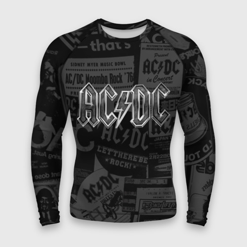 Мужской рашгард 3D AC/DC, цвет 3D печать