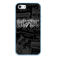 Чехол для iPhone 5/5S матовый AC/DC