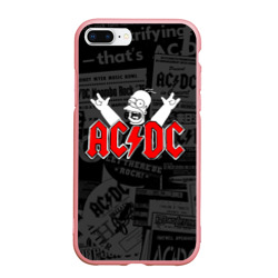 Чехол для iPhone 7Plus/8 Plus матовый AC/DC