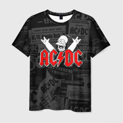 Мужская футболка 3D AC/DC