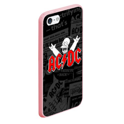 Чехол для iPhone 5/5S матовый AC/DC - фото 2