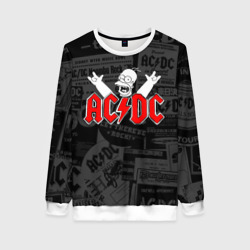 Женский свитшот 3D AC/DC