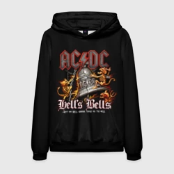 Мужская толстовка 3D AC DC - bell with devils