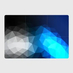 Магнитный плакат 3Х2 Gray&Blue collection abstract