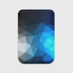 Картхолдер Magsafe магнитный Gray&Blue collection abstract