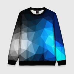 Детский свитшот 3D Gray&Blue collection abstract