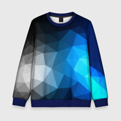 Детский свитшот 3D Gray&Blue collection abstract