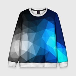 Детский свитшот 3D Gray&Blue collection abstract