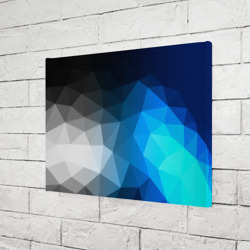 Холст прямоугольный Gray&Blue collection abstract - фото 2