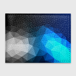 Обложка для студенческого билета Gray&Blue collection abstract