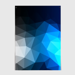 Постер Gray&Blue collection abstract