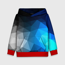 Детская толстовка 3D Gray&Blue collection abstract