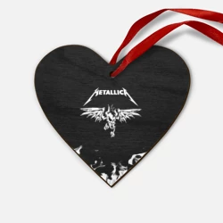 Деревянная игрушка Сердце Metallica