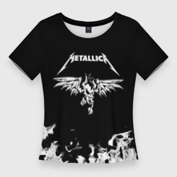 Женская футболка 3D Slim Metallica