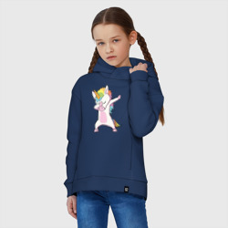 Детское худи Oversize хлопок Единорог радуга - фото 2