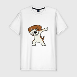Мужская футболка хлопок Slim Год собаки