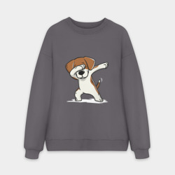 Мужской свитшот oversize без начеса хлопок Год собаки