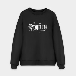 Мужской свитшот oversize без начеса хлопок Stigmata