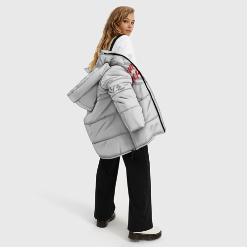 Женская зимняя куртка Oversize Stigmata, цвет красный - фото 5