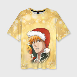 Женская футболка oversize 3D Happy New Bleach!