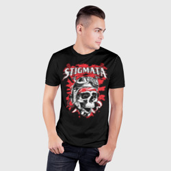 Мужская футболка 3D Slim Stigmata - фото 2