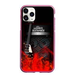 Чехол для iPhone 11 Pro Max матовый Five Finger Death Punch