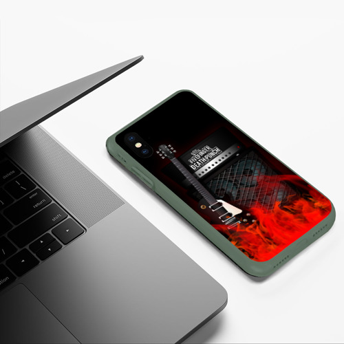 Чехол для iPhone XS Max матовый с принтом Five Finger Death Punch, фото #5