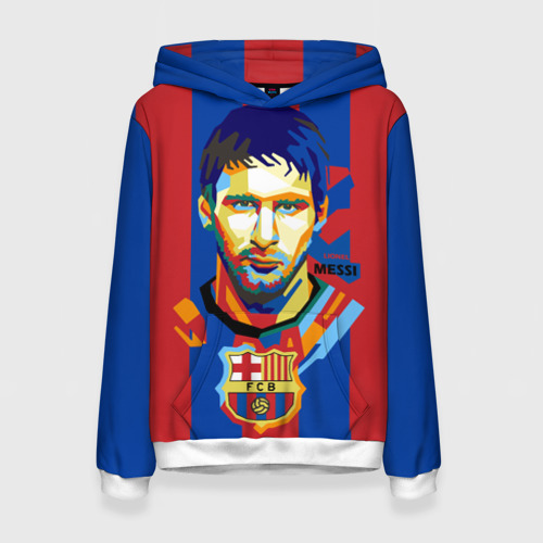 Женская толстовка 3D Lionel Messi, цвет 3D печать