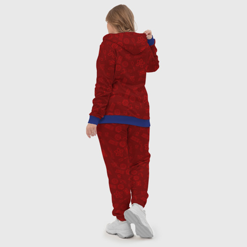 Женский костюм 3D с принтом Очень Странные дела Бомбинг, вид сзади #2