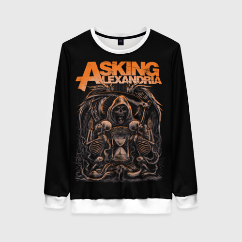 Женский свитшот 3D Asking Alexandria, цвет 3D печать