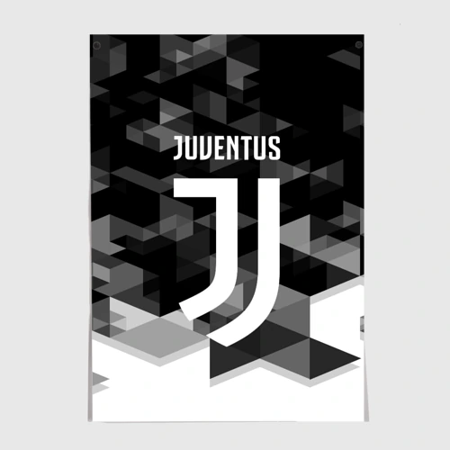 Постер Juventus Ювентус geometry sport