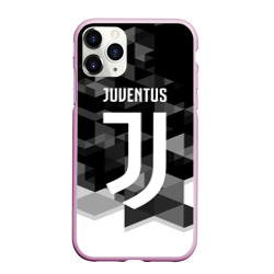 Чехол для iPhone 11 Pro Max матовый Juventus Ювентус geometry sport