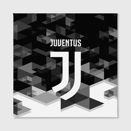 Холст квадратный Juventus Ювентус geometry sport, цвет 3D печать - фото 2