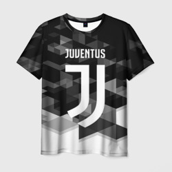 Мужская футболка 3D Juventus Ювентус geometry sport