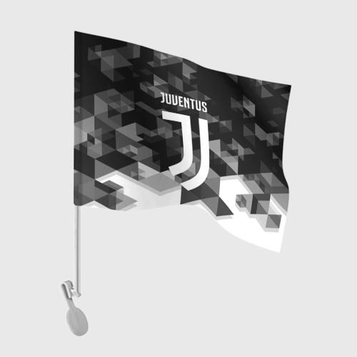 Флаг для автомобиля Juventus Ювентус geometry sport
