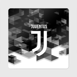 Магнит виниловый Квадрат Juventus Ювентус geometry sport
