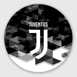 Круглый коврик для мышки Juventus Ювентус geometry sport