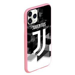 Чехол для iPhone 11 Pro Max матовый Juventus Ювентус geometry sport - фото 2