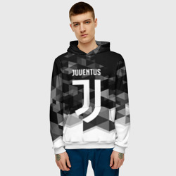 Мужская толстовка 3D Juventus Ювентус geometry sport - фото 2