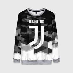 Женский свитшот 3D Juventus Ювентус geometry sport