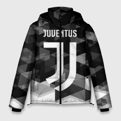 Мужская зимняя куртка 3D Juventus Ювентус geometry sport