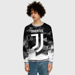 Мужской свитшот 3D Juventus Ювентус geometry sport - фото 2