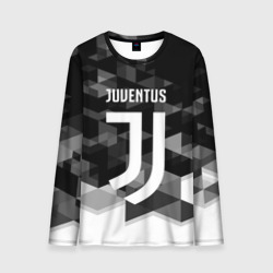 Мужской лонгслив 3D Juventus Ювентус geometry sport