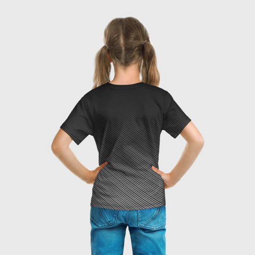 Детская футболка 3D AMG carbon, цвет 3D печать - фото 6