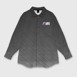 Мужская рубашка oversize 3D BmW m carbon