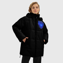 Женская зимняя куртка Oversize Герб России - фото 2