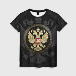 Женская футболка 3D Герб России