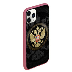 Чехол для iPhone 11 Pro Max матовый Герб России - фото 2