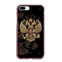 Чехол для iPhone 7Plus/8 Plus матовый Герб России