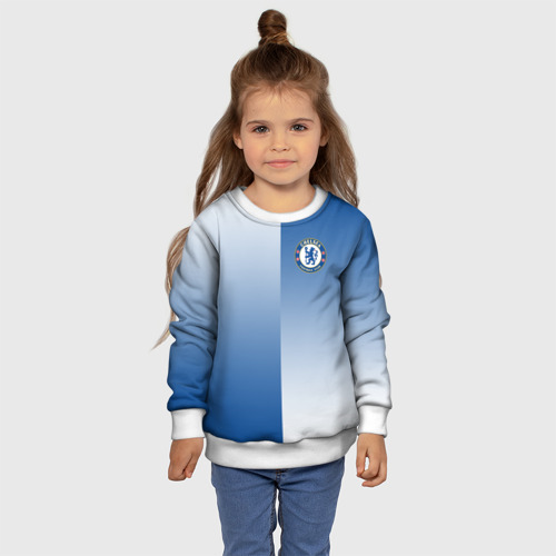 Детский свитшот 3D Chelsea Uniform, цвет 3D печать - фото 7